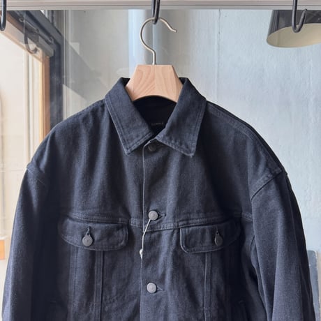 COMOLI　ブラックデニム ジャケット