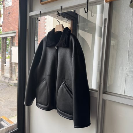 AURALEE　MERINO MOUTON ZIP BLOUSON