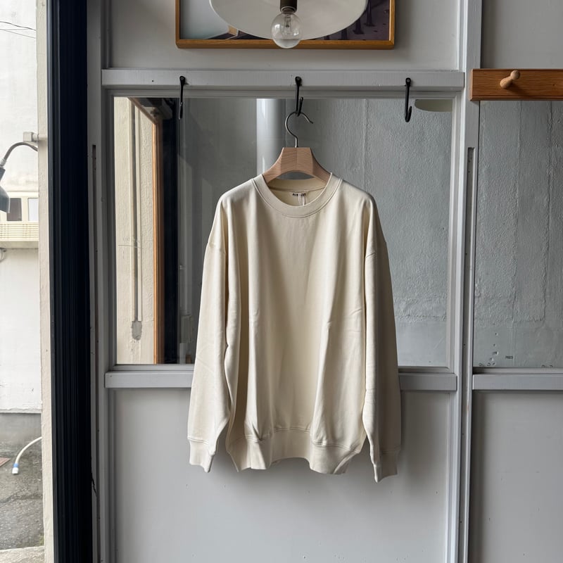 AURALEE SUPER HIGH GAUGE SWEAT P/O | Less Higa