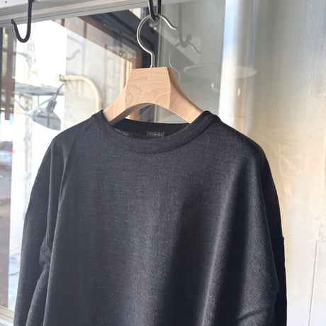 COMOLI　ウール クルーネックニット