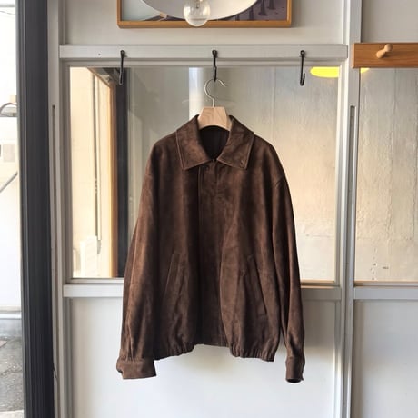 ssstein　  GOAT SUEDE ZIP JACKET
