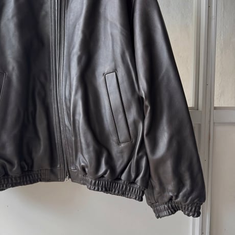 ssstein　  SHEEP LEATHER STAND COLLAR JACKET