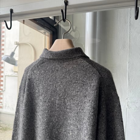 AURALEE　CASHMERE NEP KNIT POLO