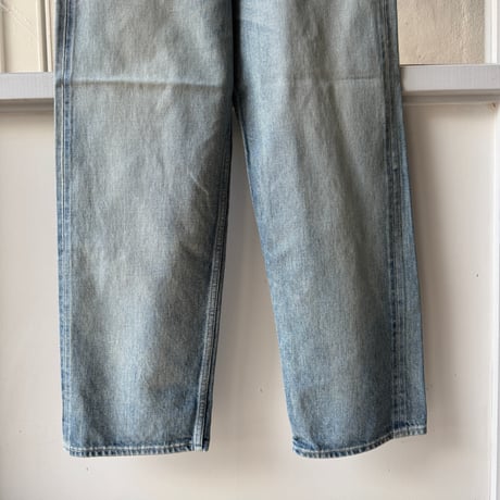 AURALEE　SELVEDGE FADED HEAVY DENIM WIDE PANTS