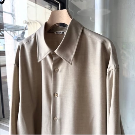 AURALEE　SUPER LIGHT WOOL SHIRT