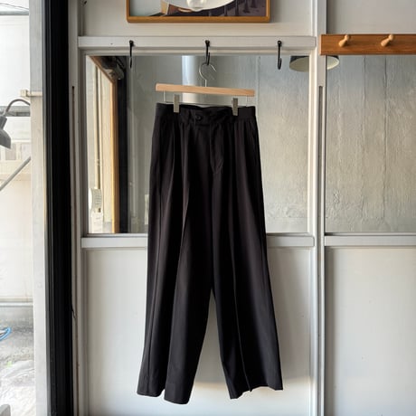 Antwort　COTTON GABARDINE WIDE PANTS