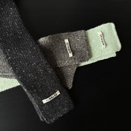 AURALEE　CASHMERE NEP KNIT STOLE