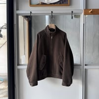 AURALEE　WOOL CASHMERE CORDUROY ZIP BLOUSON