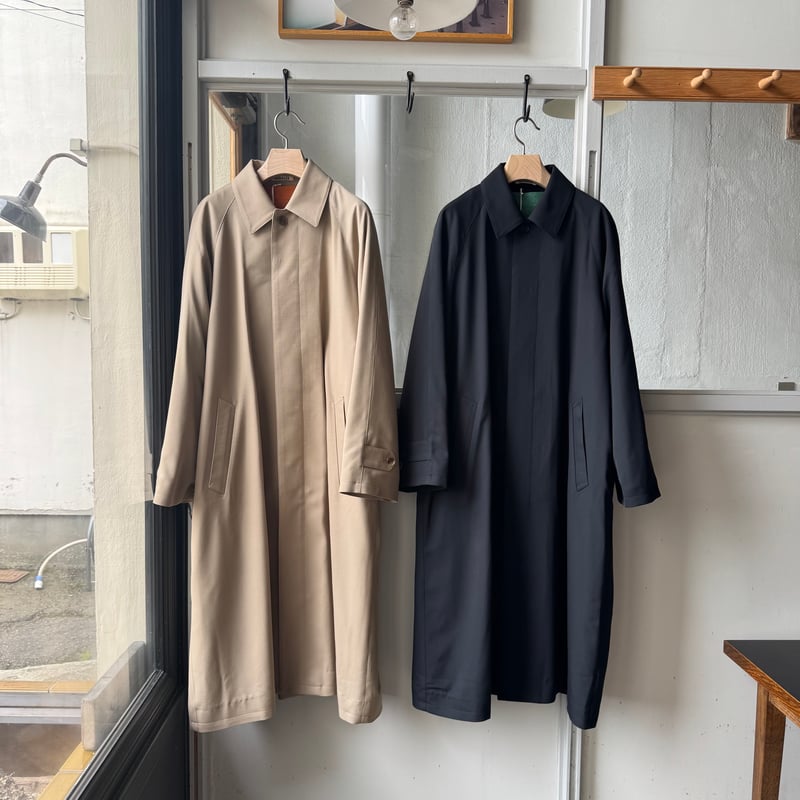 AURALEE ULTRA FINE WOOL TWILL WOOL-LINED COAT |