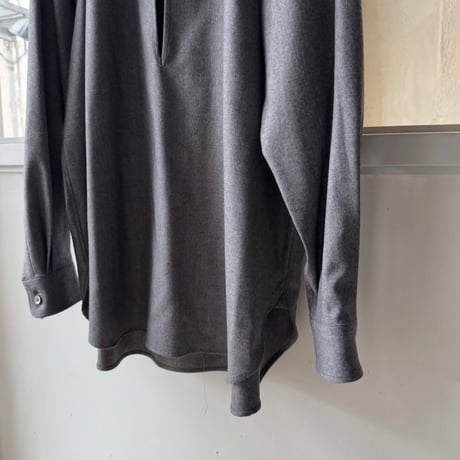 ssstein　  WOOL FLANNEL OVERSIZED SKIPPER SHIRT