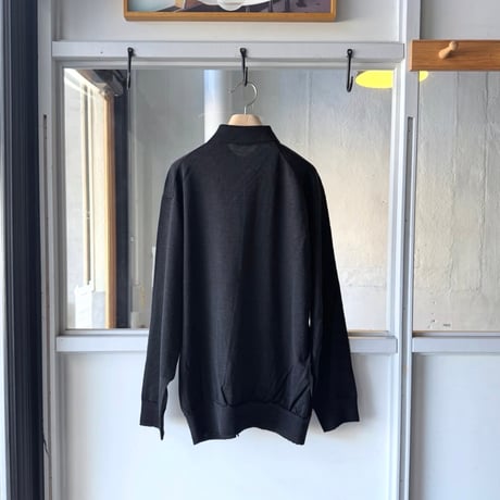 COMOLI　ウール 襟付きカーディガン