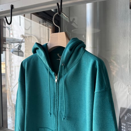 AURALEE　HIGH-TWIST COMPACT SWEAT ZIP PARKA