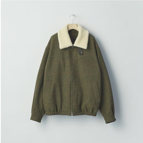 ssstein　  DETATCHABLE COLLAR BRITISH TWEED JACKET