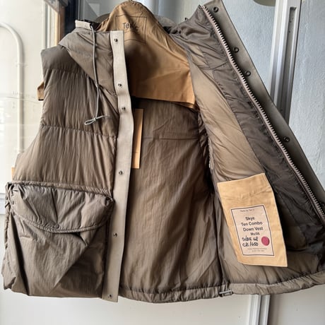 Ten c　 SKYE TEN COBO DOWN VEST