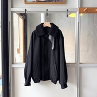 ssstein　  MOUTON COLLAR WOOL CASHMERE PADDED JACKET