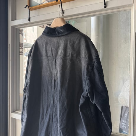AURALEE　GARMENT-DYED ORGANIC COTTON HEAVY MOLESKIN COAT