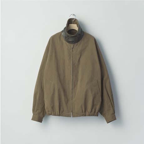 ssstein　  DETATCHABLE COLLAR RESIN-FINISH COTTON JACKET