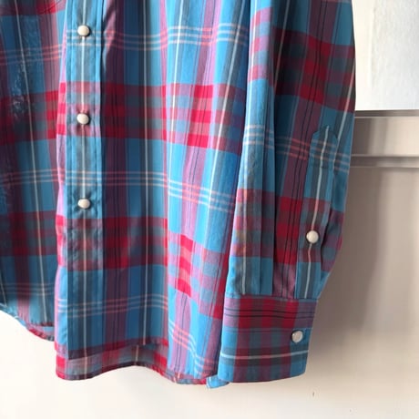 AURALEE　HIGH TWIST COTTON SILK CHECK SHIRT