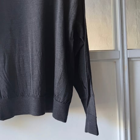 COMOLI　ウール クルーネックニット