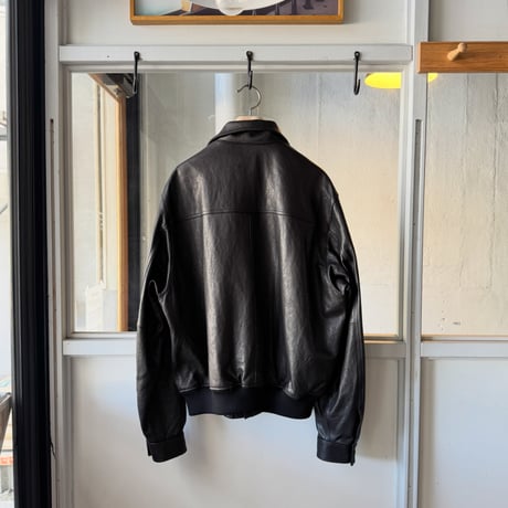 AURALEE　TEXTURED LAMB LEATHER BLOUSON