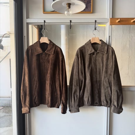 ssstein　  GOAT SUEDE ZIP JACKET