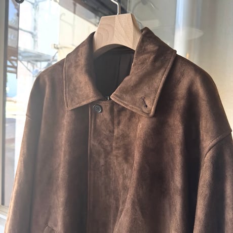 ssstein　  GOAT SUEDE ZIP JACKET
