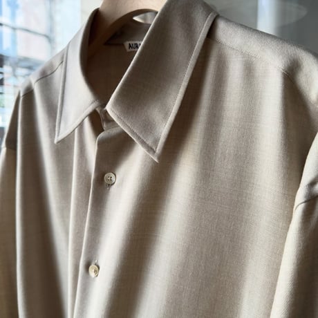 AURALEE　SUPER LIGHT WOOL SHIRT