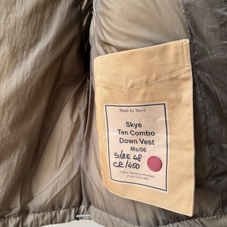 Ten c　 SKYE TEN COBO DOWN VEST