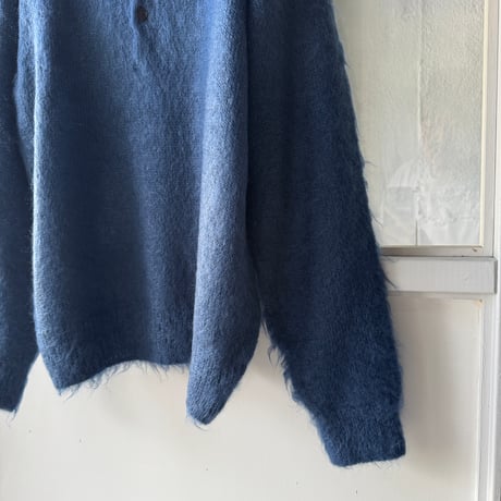 AURALEE　BRUSHED SUPER KID MOHAIR KNIT POLO