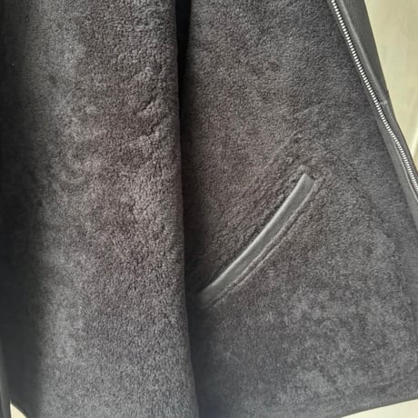 AURALEE　MERINO MOUTON ZIP BLOUSON