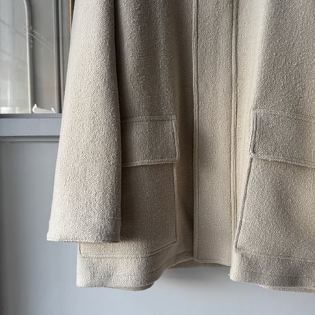 AURALEE　HOMESPUN TWEED ZIP BLOUSON
