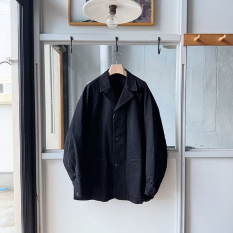 COMOLI　ブラックデニム ワークジャケット