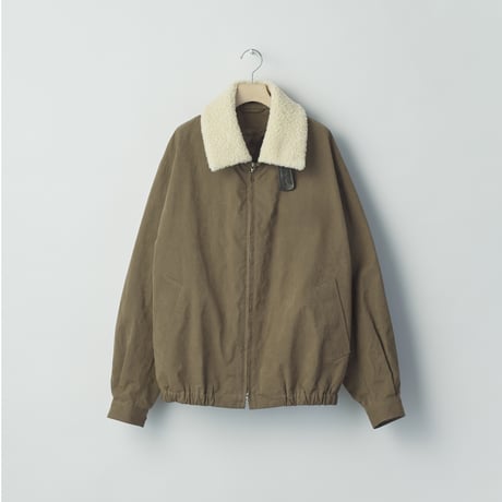 ssstein　  DETATCHABLE COLLAR RESIN-FINISH COTTON JACKET