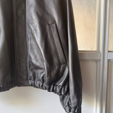 ssstein　  SHEEP LEATHER ZIP SHORT JACKET