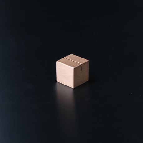 真鍮と銅のカードスタンド