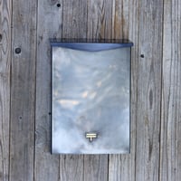 銅ポスト 縦型 黒染　[  受注生産  ]