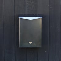 銅ポスト 縦型 黒染　[  受注生産  ]