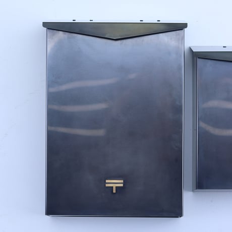 銅ポスト 縦型 黒染　[  受注生産  ]