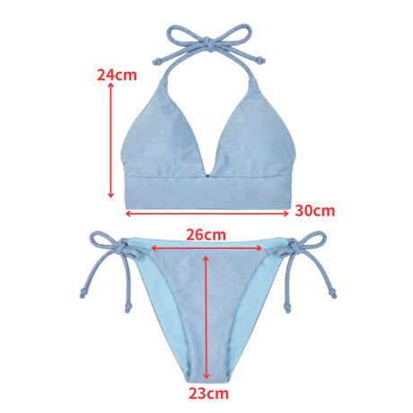 Blue glitter［A-string holter neck ］#E058