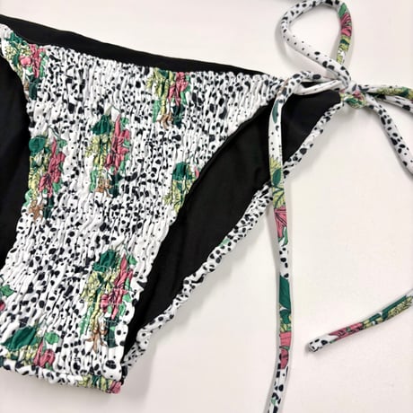 Dalmatian flower［A-string shirring］#E054