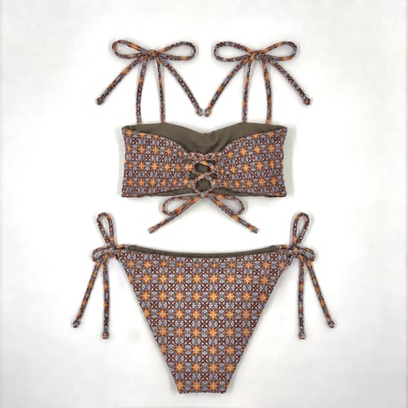即納 DAMASK［Shirring bandeau］#E051