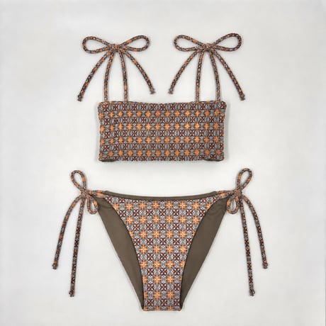 即納 DAMASK［Shirring bandeau］#E051