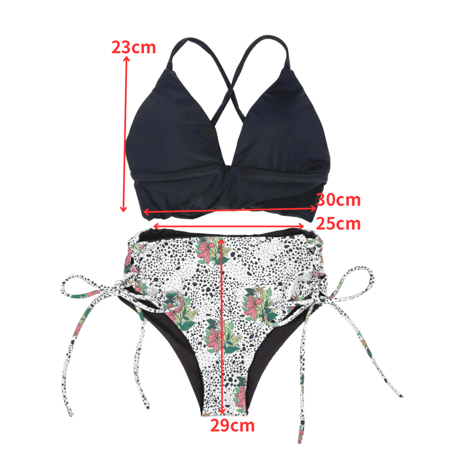 即納 Dalmatian flower ［A- string high waist］ #E050