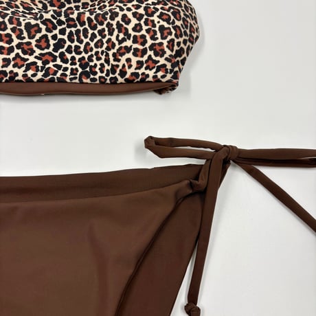 Leopard brown［One sholder］#E053