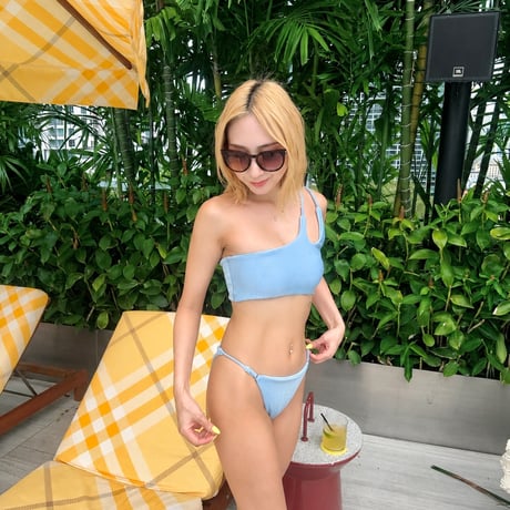Blue glitter［Udesign bikini ］#E056