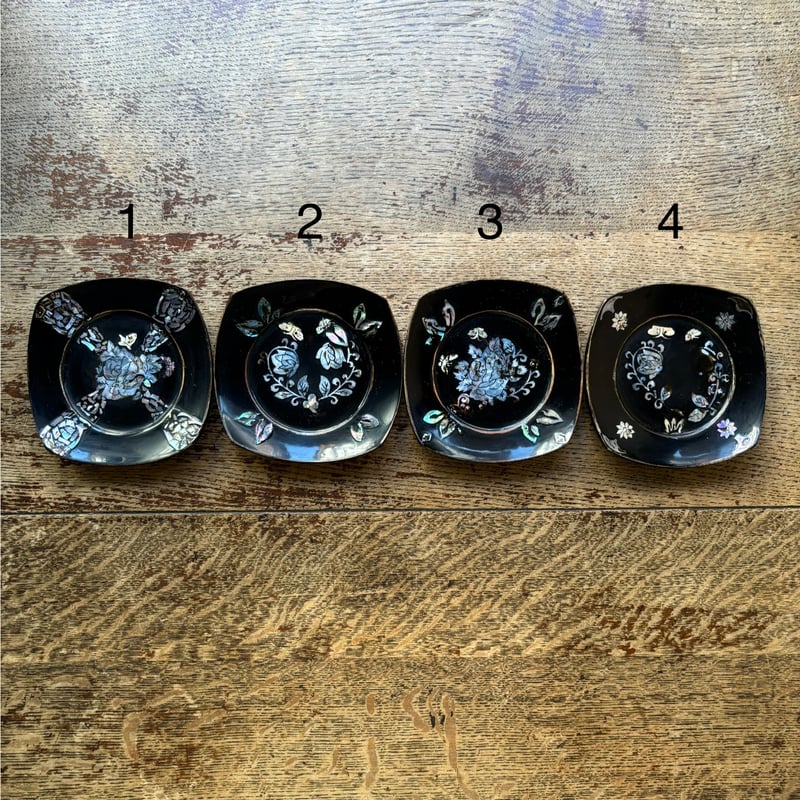 螺鈿細工の茶托 ヴィンテージ | hapun