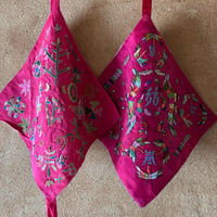 오리보 オリボ 韓国刺繍の包み布 アンティーク