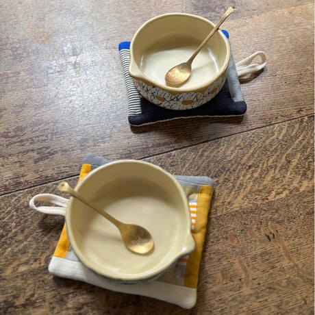 hapun pottery ぐるぐる 浅鉢