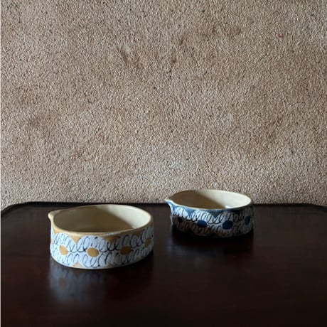 hapun pottery ぐるぐる 浅鉢