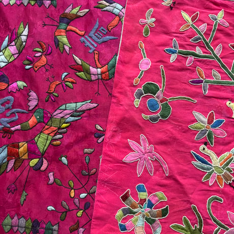 오리보 オリボ 韓国刺繍の包み布 アンティーク